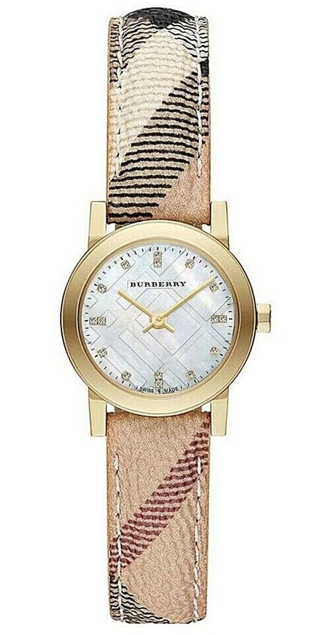 burberry bu9226|Burberry The City Diamond White Women's Watch .